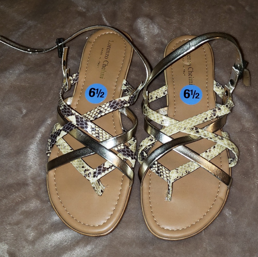 Gold/Metallic BRAND NEW Sandals